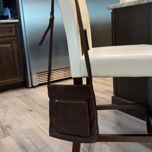 Leather Nine West handbag